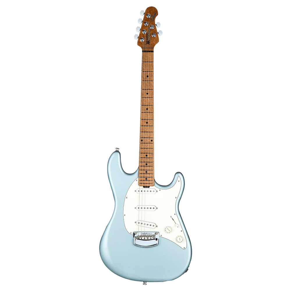 MUSIC MAN SSS Cutlass Serisi Trem Firemist Silver Elektro Gitar